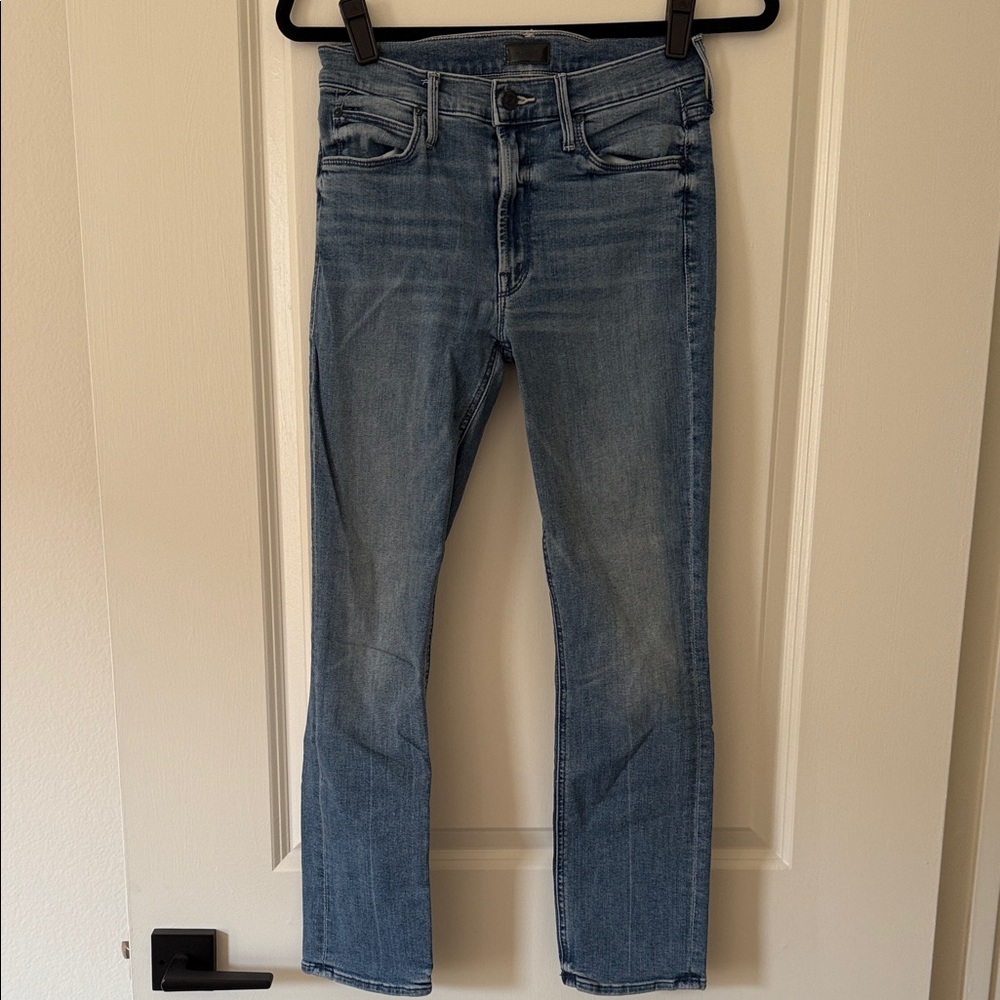 MOTHER The Mid Rise Dazzler Ankle Jean in We The Animals Wash